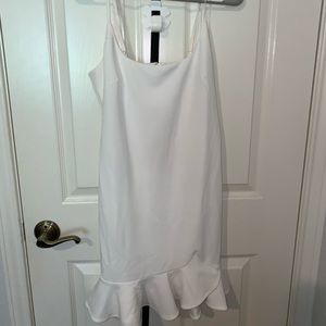 White mini dress